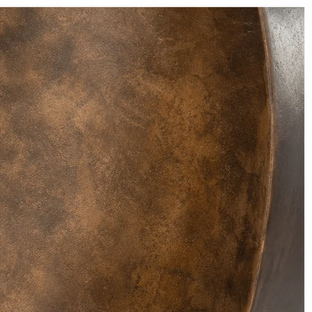 Bronze sculpture surface with natural patina