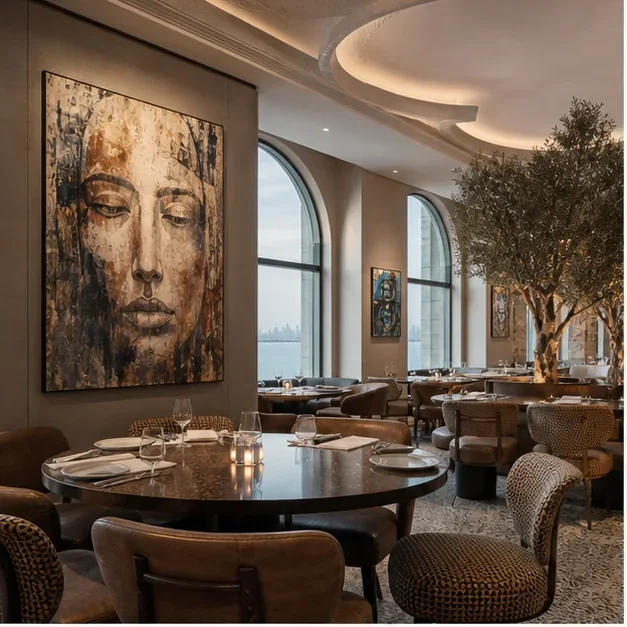 Placeholder curated project focused on hospitality art direction