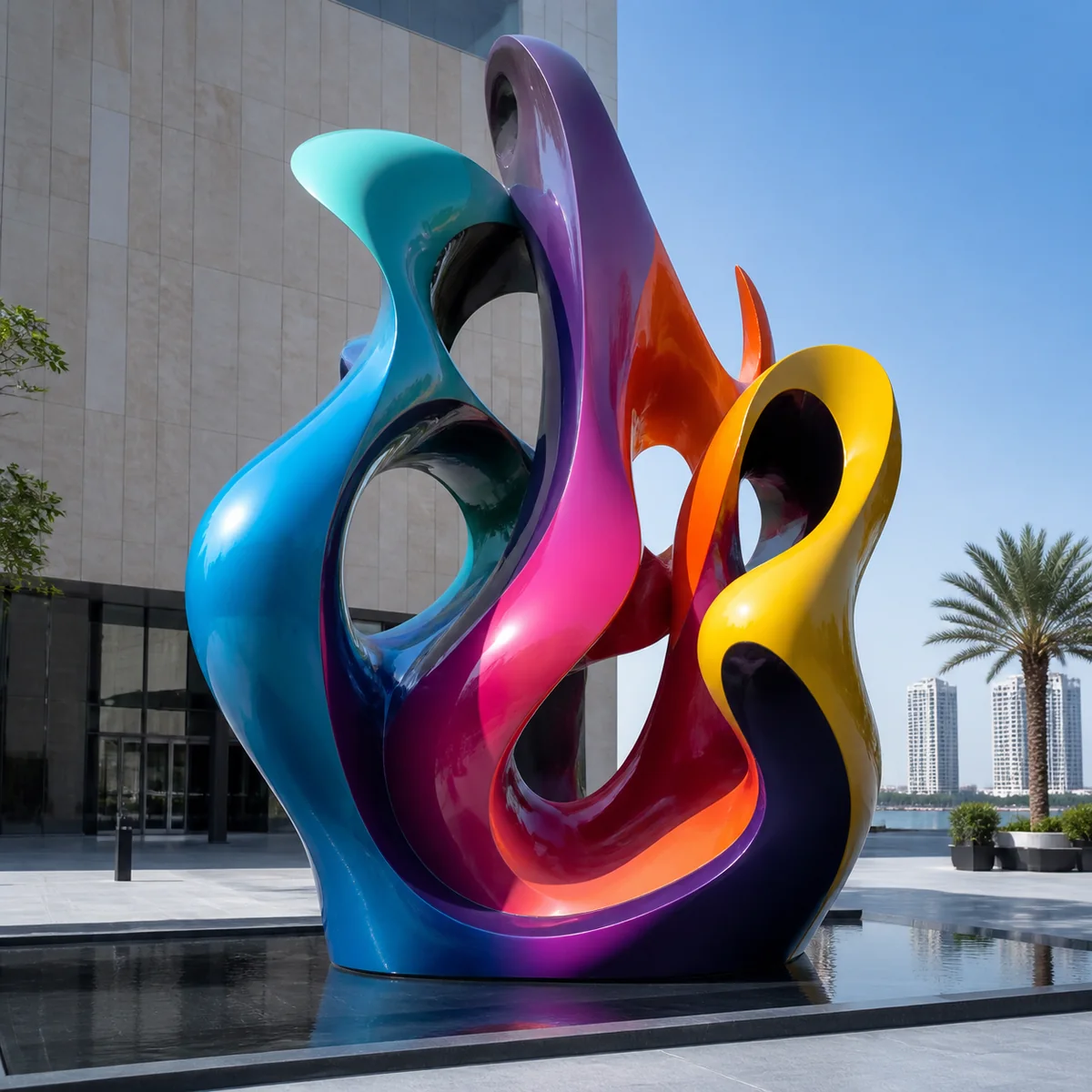Featured fiberglass sculpture project placeholder for a UAE public environment