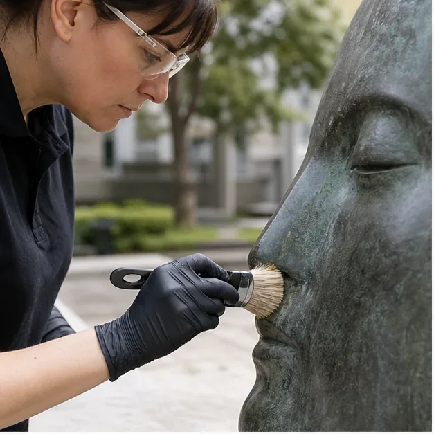 Maintenance project placeholder focused on sculpture cleaning