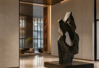 Marble sculpture material