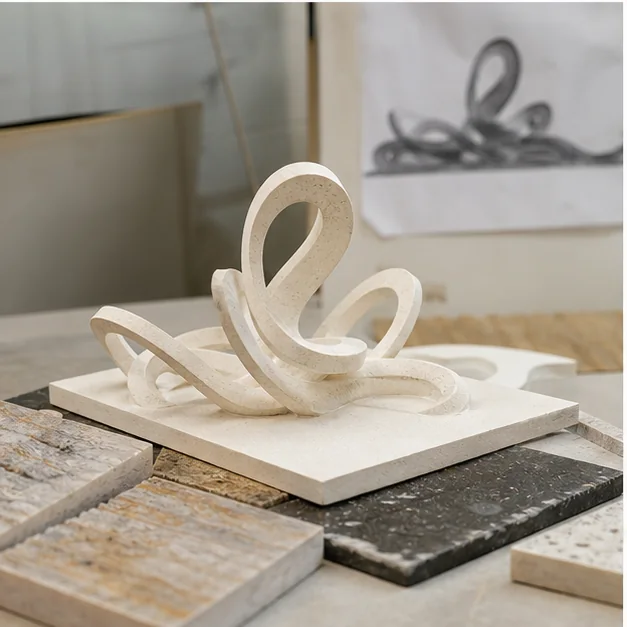 Conceptual process stage showing the initial idea for a public art project