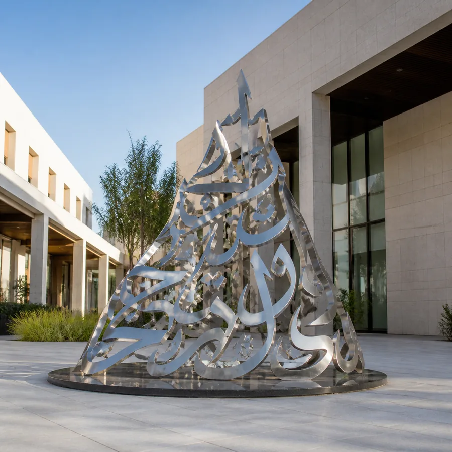 Editable public art project preview for Sharjah