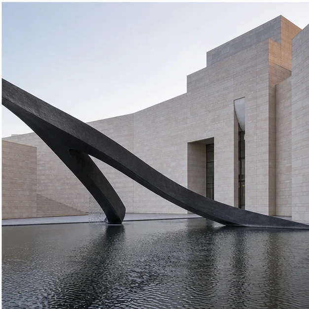 Site-specific artwork considered in relation to architecture and environment