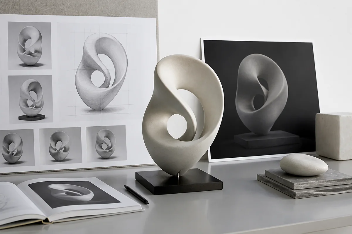 3D sculpture development and client approval
