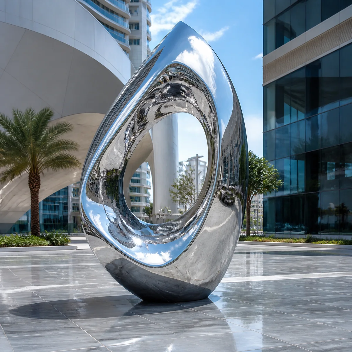 Stainless steel sculpture preview
