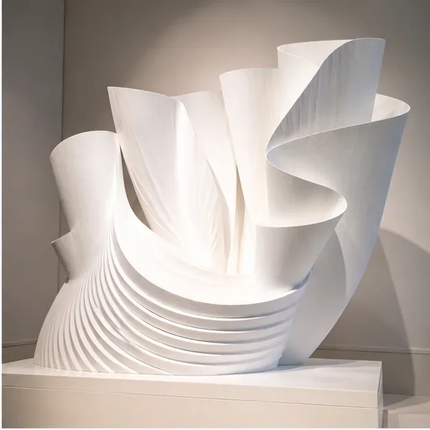 Finished large-scale Styrofoam artwork in a premium environment