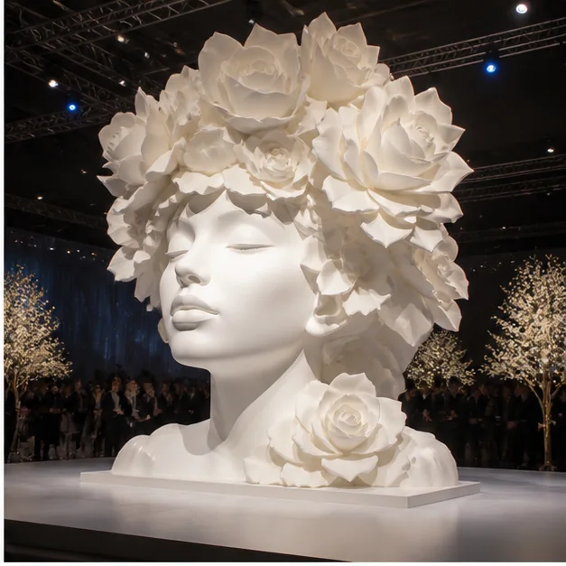 Major Styrofoam exhibition or event artwork establishing dramatic scale
