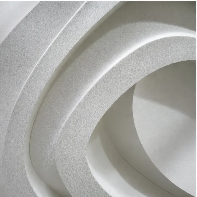 Close-up of a finished Styrofoam sculpture showing clean edges and professional presentation